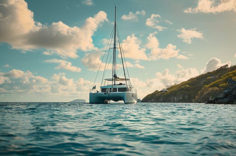 La location de catamaran à Saint Martin